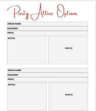 Load image into Gallery viewer, Party Planner