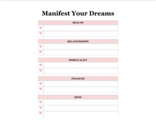 Load image into Gallery viewer, Manifestation Vibes Only Journal