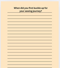 Load image into Gallery viewer, My Sewing Journey